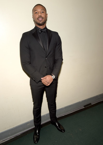 Michael B. Jordan's Simple Black Suit Is Your Master Class In Smart Casual  Style