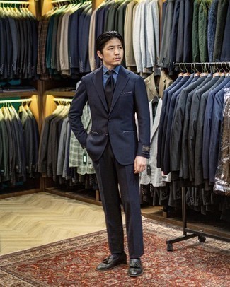 Solid Wool Suit