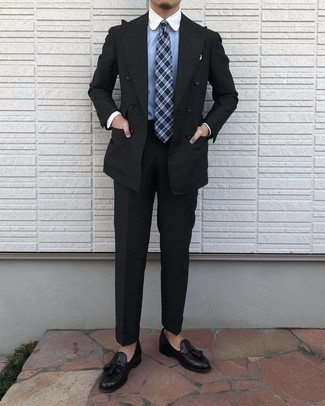 Louis Raphl Classic Fit 2 Button Center Vent Pleated Super 150s Suit