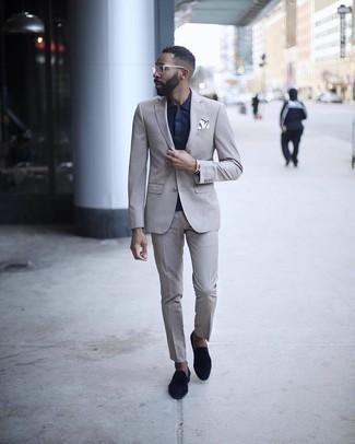 Grey Weighouse Slim Fit Wool Suit
