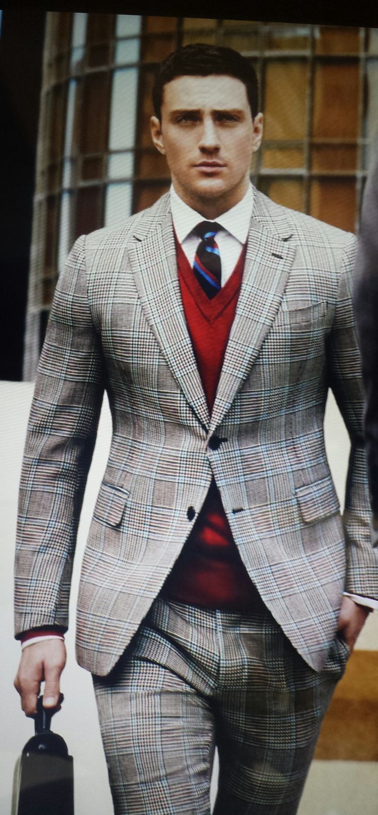 How to Wear a Grey Plaid Suit (42 looks) | Men's Fashion