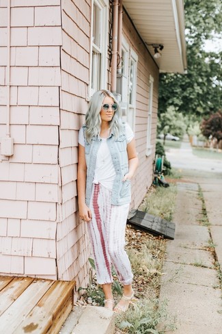 White Tie-Dye Sweatpants Outfits For Women: 