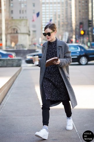 Charcoal Wool Socks Outfits For Women: 