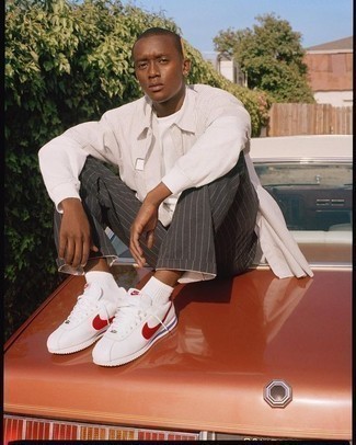 Red White Airmaster Low Top Sneakers