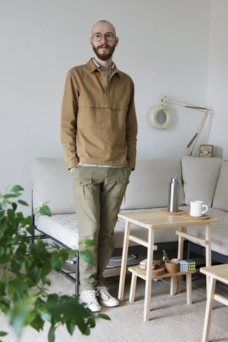 Taupe Polo Sweater