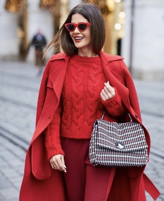 Red Sunglasses Fall Outfits For Women: 