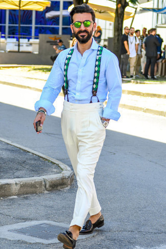 Green Sunglasses Dressy Outfits For Men: 