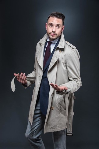 Long Single Breasted Trenchcoat