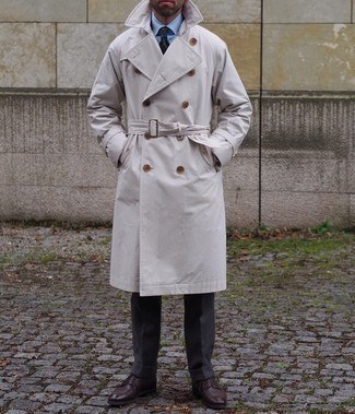 Brand Belted Trench Coat