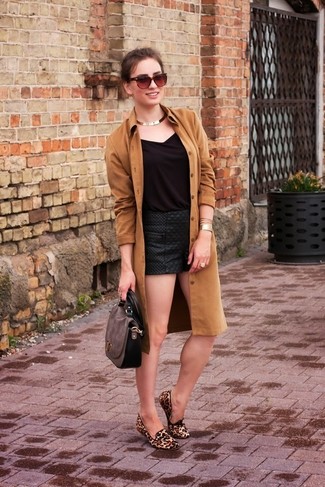 Quilted Nappa Leather Shorts