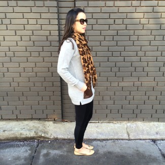 Leopard And Snake Fight Scarf