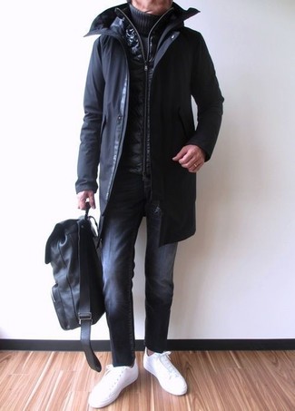 Black Parka Outfits For Men: 