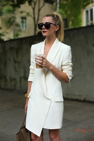 Tailored Fitted Blazer Dress