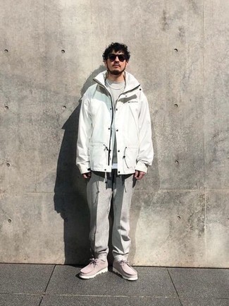 White Component Lt Hooded Jacket
