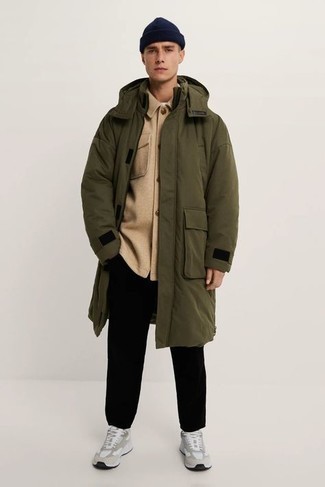 John Rich Long Military Eskimo 3 In 1 Hooded Jacket