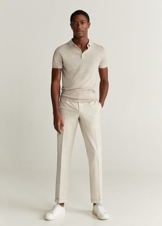Short Sleeved Cotton Polo Shirt