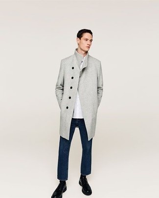 Grey Cotton Coat