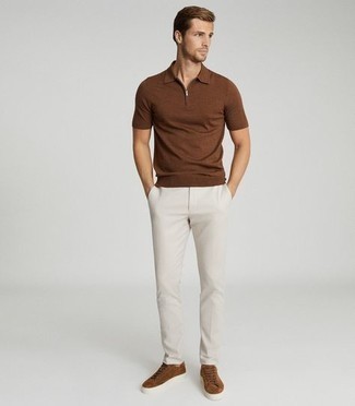Classic Button Up Polo Shirt