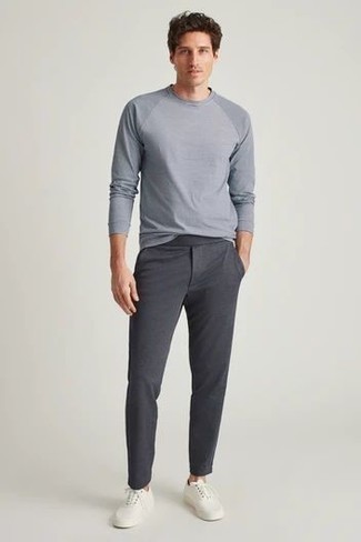Long Sleeve T Shirt Grey