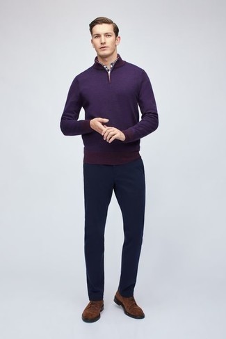 Navy Ed Trousers