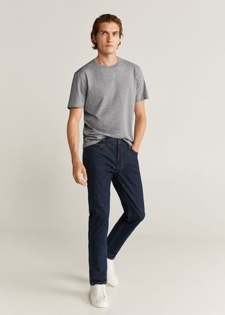 Navy Casual Jeans