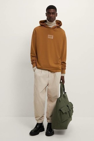 Beige Smiths Edition Painter Trousers