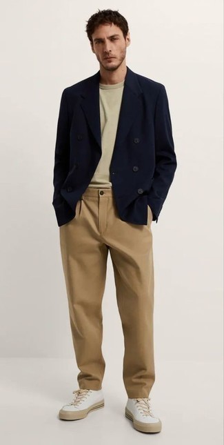 Beige Chino Trousers