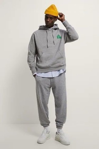Logo Embroidered Cotton Tracksuit