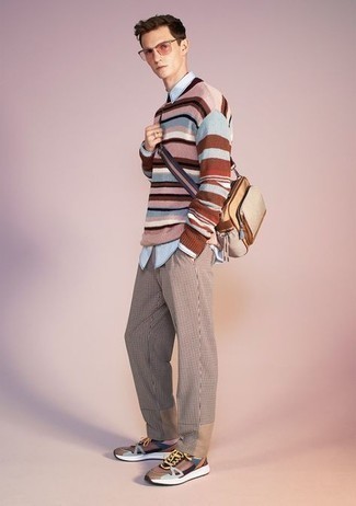 Striley Striped Wool Blend Sweater