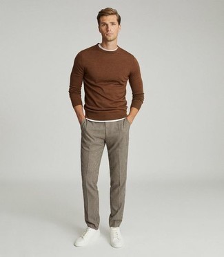 Brown Gents Sweater