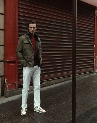 The Matchbox Slim Straight Jean In White