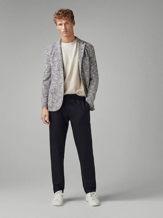 Slim Fit Two Button Wool Sportcoat
