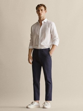 Mid Rise Chino Trousers
