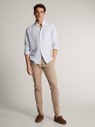 Slim Fit Tapered Cotton Drill Chinos