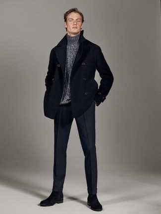 Belted Peacoat