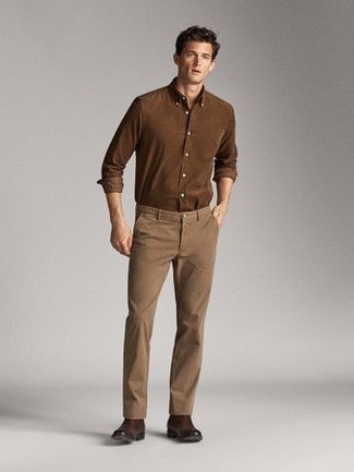 Brown Derek Shirt