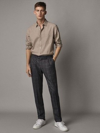 Tapered Cropped Trousers With Jersey Stretch