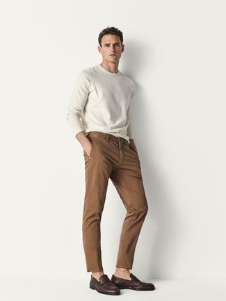 Slim Fit Cotton Twill Trousers