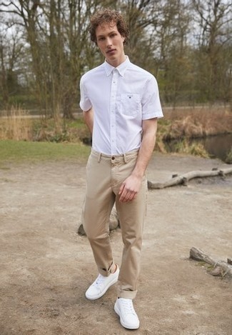 Slim Fit Patterned Chinos