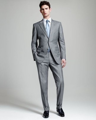 Italian Wool Suit Regular Fit Jamessharp 42s Grey