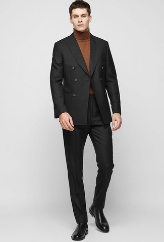 Black Wool Paris Suit