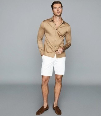 Linen Long Sleeve Shirt Linen Bermuda Shorts