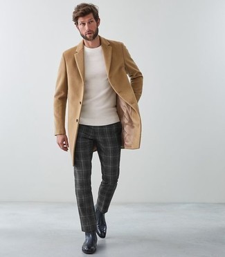 Elwin Double Breasted Wool Blend Coat