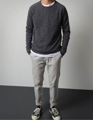 Puremeso Sweatshirt In Charcoal At Nordstrom