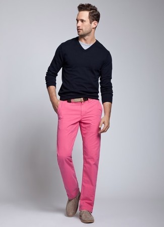 Stretch Pants In Coral At Nordstrom