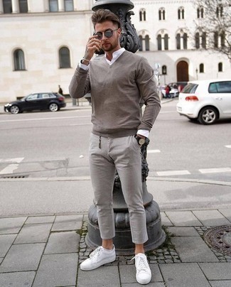 Tall Italian Cashmere V Neck Sweater