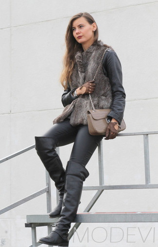 Leather Over The Knee Boots