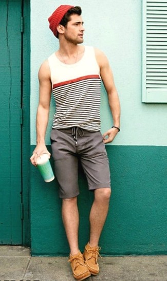 T By Striped Tank Top