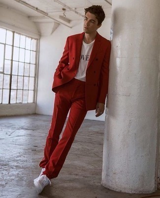 Red Suit Outfits: 