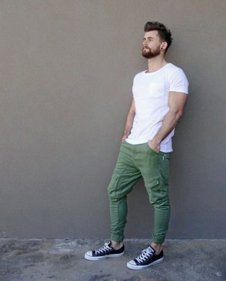 Green Cargo Pants Casual Outfits (17 ideas & outfits) | Lookastic